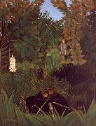 Henri Rousseau The Monkeys oil on canvas